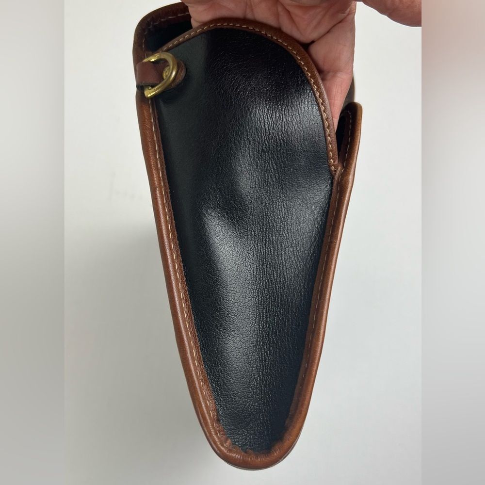 Vintage 90's Brahmin Crossbody/Clutch Leather Bag - Picture 5 of 14